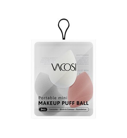 Set 3 mút mini Blender Vacosi Makeup Puff Ball PH05-02