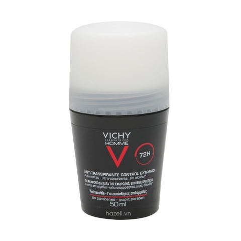 Lăn khử mùi Vichy Home Anti-Transprirant Controle Extreme 72h (50ml) - Đen