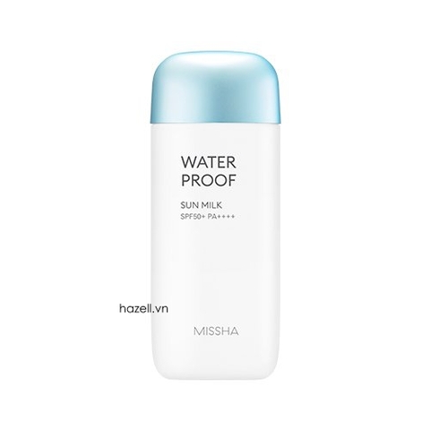 Kem chống nắng Missha All Around Safe Block Water Proof Sun Milk Spf50+ PA+++ - 70ml (Xanh)