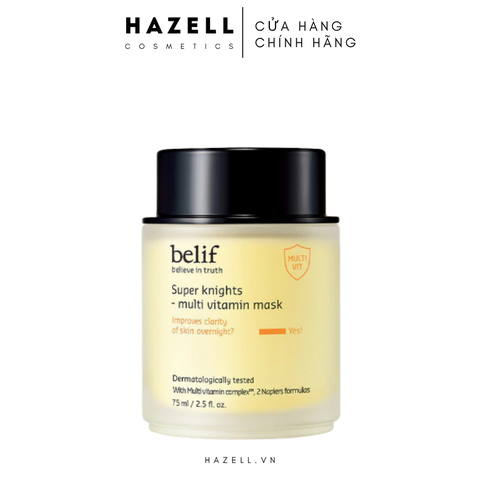 Mặt nạ ngủ BELIF Super Knights Multi Vitamin Mask 75ml - HÀNG NHẬP KHẨU