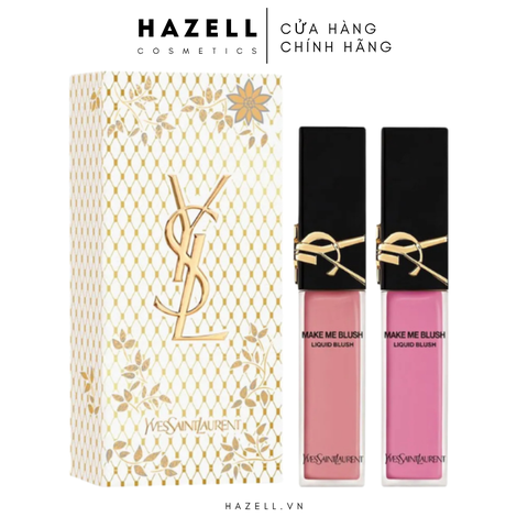 Set 2 má hồng dạng kem YSL Make Me Blush Blurring Liquid Blush