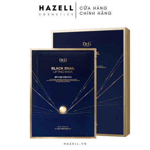 Mặt nạ DR.G Black Snail Lifting Mask 28ml - HÀNG NHẬP KHẨU
