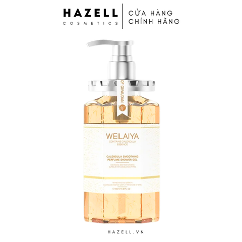 Sữa tắm WEILAIYA Calendula Skin Beautifying Essence Shower Gel 450ml - HÀNG NHẬP KHẨU