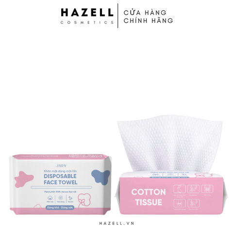 Khăn mặt dùng một lần JARY Disposable Face Towel - Dạng rút - HÀNG NHẬP KHẨU