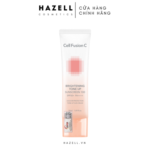 Kem chống nắng Cell Fusion C Brightening Tone Up Sunscreen 100 SPF50+ PA++++ 50ml -HNK