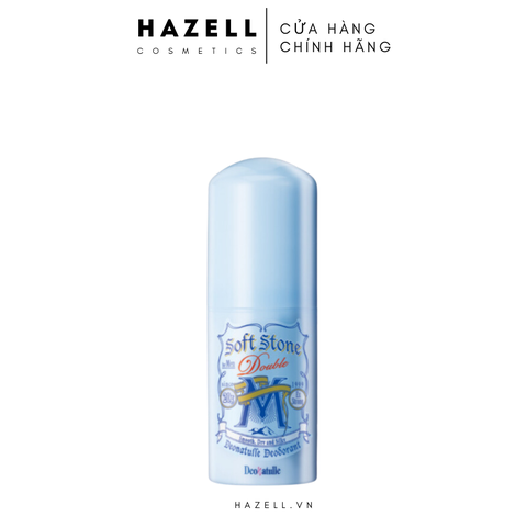 Lăn khử mùi đá khoáng Deonatulle Soft Stone Double Deodorant For Men 20g (Xanh Dương) - HÀNG NHẬP KHẨU