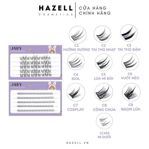 Mi cụm 5 hàng JARY Cluster Lashes