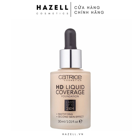 Kem nền Catrice HD Liquid Coverage Foundation 30ml - HÀNG NHẬP KHẨU