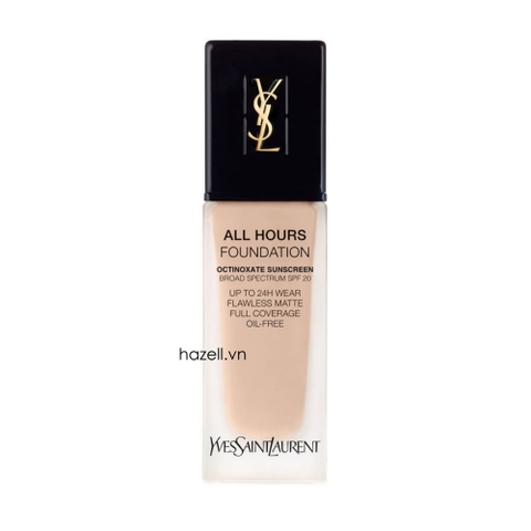 Kem nền YSL All Hours Foundation Octinoxate Sunscreen Broad Spectrum Spf 20