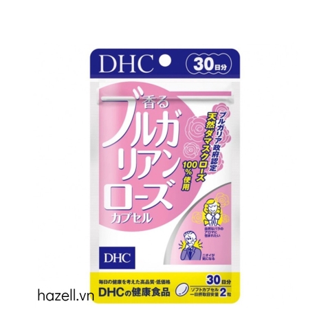 Viên uống hoa hồng DHC Bulgarian Rose Capsule 30 Day