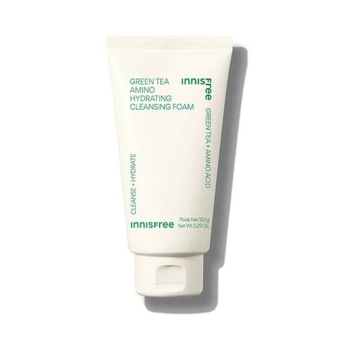 Sữa rửa mặt Innisfree Green Tea Amino Hydrating Cleansing Foam 150g (Mẫu mới)