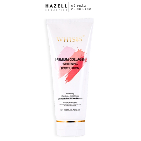 Kem dưỡng thể Whisis SPF50+ PA++++ 200ml