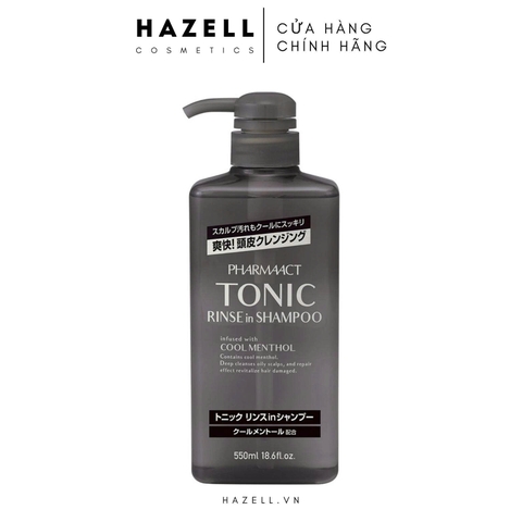 Dầu Gội Dành Cho Nam Pharmaact Tonic Rinse in Shampoo 550ml