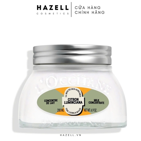 Kem dưỡng thể hạnh nhân chanh vàng L’Occitane Citron Luminiana 200ml