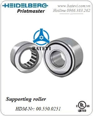 Supporting roller 00.550.0251