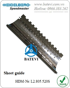 Sheet guide L2.805.520S