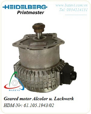 Geared motor 61.105.1943