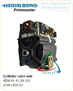 Cylinder valve unit 61.184.1331