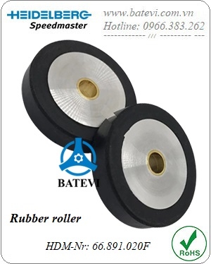 Rubber roller 66.891.020F