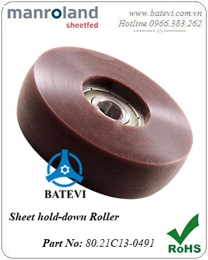 Sheet hold-down Roller 80.21C13-0491