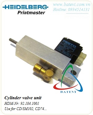 Cylinder valve unit 92.184.1001