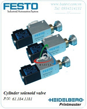 Cylinder solenoid valve 61.184.1181