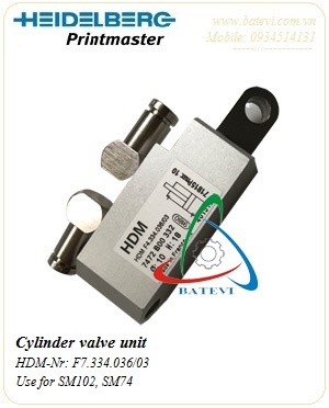 Cylinder valve unit F7.334.036/03