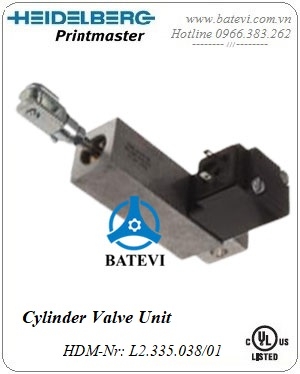 Cylinder Valve Unit L2.335.038/01