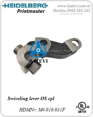 Swiveling lever OS cpl M4.010.031F