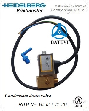 Condensate drain valve MV.051.472