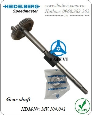 Gear shaft MV.104.041