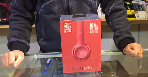 Mở hộp tai nghe Beats Solo 2 Royal Edition Blush Rose Chính hãng tại songlongmedia