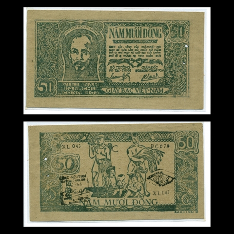 50 đồng 1948 - 1949 Công, Nông Việt Nam Dân Chủ Cộng Hòa