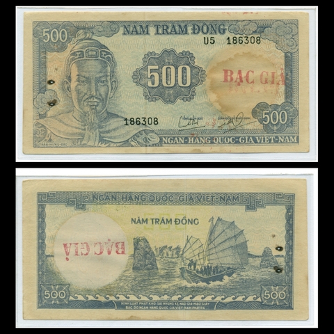 500 đồng, Trần Hưng Đạo 1966 VNCH- Bạc giả