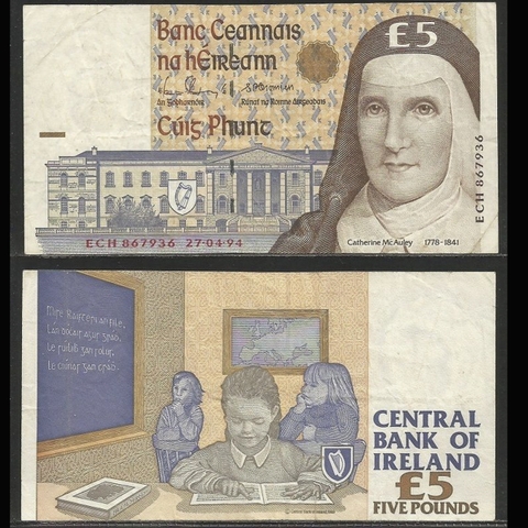 Ireland (Ai-len) 5 pounds 1994