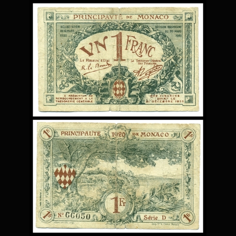 Monaco 1 franc 1920