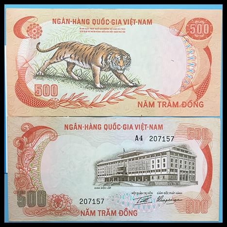 Tiền con hổ Ngân hàng Quốc Gia Việt Nam