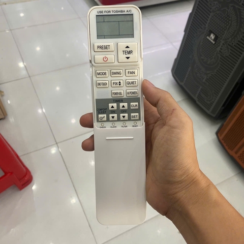 Cách sử dụng remote máy lạnh Toshiba