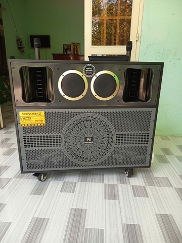 Đánh giá Loa Kéo Bình & Điện Nanomax Pro-555 Bass Đôi 40cm 2400w