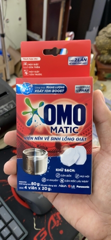 Viên Nén Vệ Sinh Lồng Giặt OMO Matic
