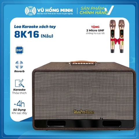 Loa Karaoke Xách Tay VHM Model: 8K16