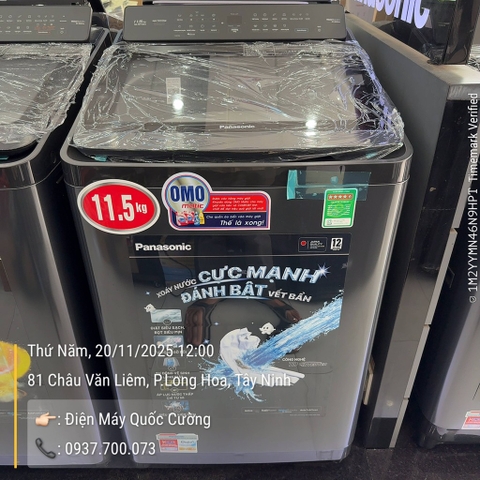 Máy Giặt Panasonic Inverter 11.5 Kg NA-FD115X3BV