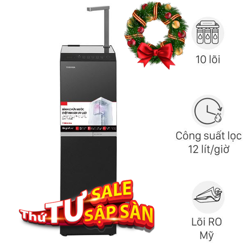Máy lọc nước RO nóng nguội lạnh Hydrogen Toshiba TWP-W2396SVN(M) 10 lõi