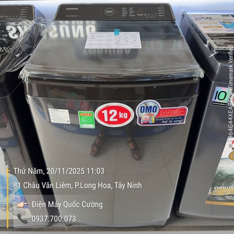 Máy Giặt Samsung Inverter 12 kg WA12CG5745BVSV