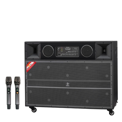 Loa kéo điện Dalton TS-21A9000 Bass đôi 60cm 4000W Karaoke bluetooth