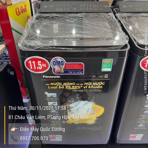 Máy Giặt Panasonic Inverter 11.5 Kg NA-FD115V3BV