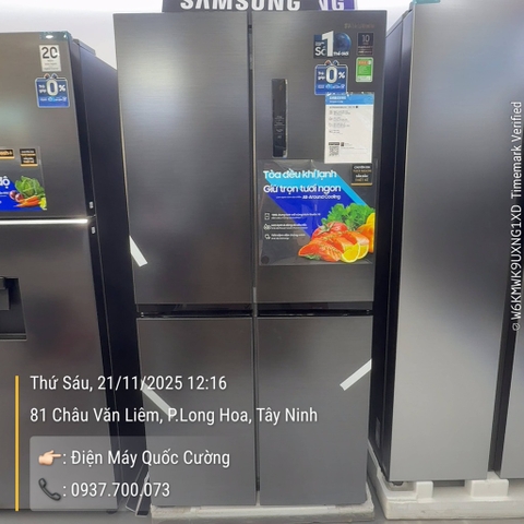 Tủ Lạnh Samsung Multidoor 488 Lít RF48A4000B4/SV