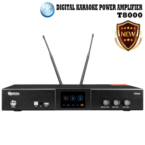 AMPLY KARAOKE 3 IN 1 BOSA T8000 ĐEN