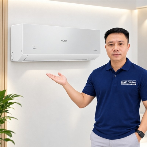 Máy lạnh AQUA Inverter 1 HP AQA-RUV10VS