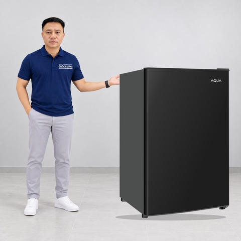 Tủ lạnh AQUA 90 lít AQR-D100FA(BS)